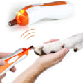 Miniatyrbild 3 av 5: Elektriska Kattklosklippare - Djurvårdsprodukt (Vit Orange)
