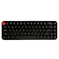 Pikkukuva 7 / 8: Wireless Keyboard Mouse Combo Mini Kannettava Retro Silent 2.4G Langaton 68 Keys Office Keyboard Mouse Set Musta