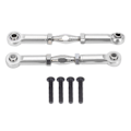 Miniatyrbilde 1 av 8: Front Sway Bar Arms 2.7inch Arms Aluminiumlegering Sterk Robust RC Biltilbehør for 1/7 FjernkontrollbilSølv