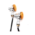 Miniatyrbillede 1 af 5: Motorcykel LED Blinklys, 10 stk 12V Amber Blinklys Indikatorlamper