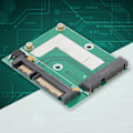 Miniatyrbillede 4 af 8: Mini PCI-E SSD til Harf Height 2,5 tommer interface SATA 3.0 Adapter Converter Riser Card