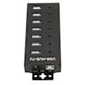 Pikkukuva 8 / 8: 7-porttinen USB -keskitin Teollisuusluokan USB2.0 HUB Multiple Protection USB2.0 Multi Interface Hub 100-240V EU Plug