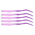 Miniatyrbilde 4 av 8: 10 stk Høydepunkter Hårpynt Lang Rett Gradient Utsøkt Stilig Hairpiece Clip for Cosplay Events Halloween Fester Gradient Lilla