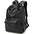 Miniatyrbillede 1 af 5: Bp-20 Unisex Pu Læder Afslappet Rygsæk Heilwiy Gave Laptop Computertaske 15.6 -JRZD