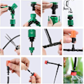 Miniatyrbillede 2 af 5: Havevandingsystem til haven, 149 stk. Mikro Drypvanding Automatisk Vandingskit, Aoutte et Drypvandingssystem Havevandingsanlæg til Planter - 30M Dryp