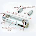 Miniatyrbilde 4 av 5: Kabeltrekksvirvel Wire Bearing Breakaway Svivel 5 Ton - 1 stk