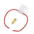 Miniatyrbillede 2 af 8: 12AWG sikringsholder transparent vandtæt med manuel reset afbryder til bil yacht RV lastbil 32V