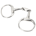 Miniatyrbilde 6 av 8: 125mm Hestebitt i rustfritt stål O-ring Hestebitt Anti-biting Løs Ring Snaffle for Hestegård