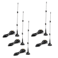 Pikkukuva 2 / 8: 5 kpl SMA‑M 2.4G -antenni reitittimen magneettijalustalla ulkoiseen jatkeeseen YAESU VX‑3R:lle