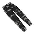 Miniatyrbillede 7 af 8: Tie Dye Leggings - Sømløse, Højtaljede, Elastiske, Sorte, Hurtigtørrende, Bløde og Åndbare Yoga Leggings til Kvinder S