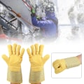 Miniatyrbilde 7 av 8: -180℃ til -250℃ Kuldebestandige, varme vinterhansker Vindtette Vanntett Lang mansjett flytende nitrogen Håndbeskyttelse Unisex