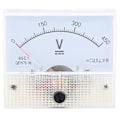 Miniatyrbild 4 av 8: Pekare DC Voltmeter 0‑450V Spänningsmätare Mätare Kretsmätinstrument ±2,5 % noggrannhet