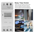 Miniatyrbilde 7 av 8: 16A digital LCD strømtimer programmerbar relétidsbryter (DC12V)