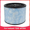 Miniatyrbilde 1 av 4: AP200 Filter kompatibel med Instant F200 AP200 Luftrenser, H13 Klasse True HEPA Filter og Aktivt Kullfilter