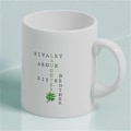 Miniatyrbilde 2 av 5: Kaffe krus med klart trykk, bred munn, keramisk drikkevannskopp for te, varm sjokolade, hjemmekontor CCP319