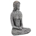 Miniatyrbilde 2 av 8: Yoga Pose Statue Syntetisk Harpiks Enkelt Rustikk Meditasjonsfigur for Hjemmedekorasjon Ornament Yoga Studios GaveGrå