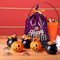 Miniatyrbillede 2 af 5: 72 stk. Halloween slikposer Trick Or Treat pose Sachet Chokolade Kiks Gaveposer