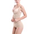 Miniatyrbild 5 av 8: Midjetränare Body Tummy Control Buttock Lift Bröststöd Andningsbar Cincher Tank Top för Postnatal Återhämtning Hudfärg L