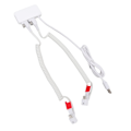 Miniatyrbild 2 av 8: Dual Port Security Anti Theft Display Stand Hållare med laddningsfunktion Inbrottslarm för digitala produkter typ C