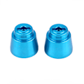Miniatyrbilde 1 av 8: Aluminiumlegering Bakhjul Sekskant Navadapter for Axial Rock Racer 90026 RC Bil (Blå)