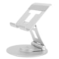 Miniatyrbillede 2 af 8: Justerbar bærbar computerstand i aluminiumlegering, roterbar, foldbar, bærbar, ergonomisk bærbar computerstand til skrivebord