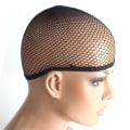 Miniatyrbild 4 av 8: Peruk Kepsar Nylon Sträckbar Andningsbar Dome Mesh Net Peruk Cap För Cosplay Dress Up Svart