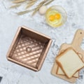 Miniatyrbillede 3 af 5: 2 stk. firkantet brødform med låg, toastform, brødform, Pullman brødform