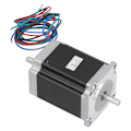 Miniatyrbillede 7 af 8: 57 Steppermotor 4 ledning 1,8NM 1,8° vinkel Lavstøjsmaskintransmissionsdele 24V 3A 72W57HS7630B4 Dobbeltaksel