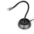 Miniatyrbillede 4 af 8: HXSJ USB-mikrofon med klar lydkvalitet, MIC-driverfri HUB-dockingstation, stemmerør til spilchatkonferencer