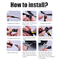 Miniatyrbilde 3 av 7: Smart Controller Tilbehør Lanyard Halsstropp Kompatibel for Mini 3 Pro Drone Fjernkontroll