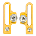Miniatyrbillede 1 af 8: 2 stk. cykel C-klemme bremseklodse aluminiumlegering forlængelse C kaliberadapter bremser til racercykler guld