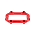Miniatyrbild 7 av 8: Styrservo-fäste i aluminiumlegering, styrservo-fäste för Arrma Kraton 1/8 RC-bilar, röd