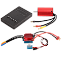 Miniatyrbillede 7 af 8: Børsteløs motor ESC-sæt 5900KV vandtæt børsteløs motor 35A ESC programmeringskort kombosæt til HSP til 1/12 RC-bil