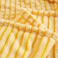 Miniatyrbillede 3 af 5: Ekstra Plaid Tæppe, Plaid Fleece Tæppe (Gul og Hvid, 120x200cm)