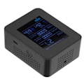 Miniatyrbillede 6 af 8: 5 i 1 kuldioxiddetektor ABS elektroniske komponenter 1500mah temperaturfugtighedsmåler til hjemmekontor sort