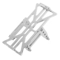 Miniatyrbild 5 av 8: RC-batteribord i aluminiumlegering, stötfångarersättning för Axial SCX24 90081 C10 1/24 RC-bil, silver