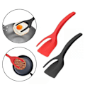 Miniatyrbild 3 av 5: Röd 2-delad Non-Stick Spatel, 2 i 1 Kökstång och Spatel med Non-Stick Beläggning, 2 i 1 Äggstek Spatel Non-Stick Roterande Grillad San