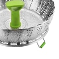 Miniatyrbilde 7 av 8: Utvidbar dampkurv i rustfritt stål, sammenleggbar dampkurv for grønnsaker, dampkokingsinnlegg for trykkoker