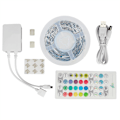 Miniatyrbillede 1 af 8: 3Meter USB 54LED Strip Lights Smart WiFi Lydkontrol Lys Strip til Home TV Køkken DIY dekoration