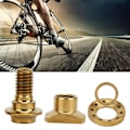 Miniatyrbild 7 av 8: 16 st C Clamp Bromsbacks Mutter Kit Bult Titanium Legering Skruvar Set för landsvägscykel Bikegold