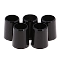 Miniatyrbillede 2 af 5: 20 x 5 stk. Sorte Golfskaft Hylstre Ferrules .335 .370 Hætte Adapter Ring 0.370