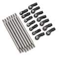 Miniatyrbilde 2 av 8: RC Metal Rod Link Linkage Rustfritt Stål Chassis Link Tie Rods Set for REDCAT GEN8 RC Bil Oppgraderingsdeler