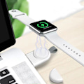 Miniatyrbillede 5 af 8: Bærbar Smart Watch-oplader Magnetisk Hurtigopladning Trådløs Oplader til IOS Watch Series USB