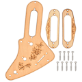 Miniatyrbild 1 av 8: Gitarr Guard Pickup Ram Set Lönn Snidad Elektrisk Gitarr Musikinstrument Tillbehör