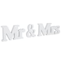 Miniatyrbilde 3 av 8: Mr&Mrs Treddekorasjoner for Bryllup Valentinsdag Romantisk Ornament Tykkelse 1,2 cm