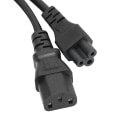Miniatyrbillede 6 af 6: Splitter strømstikledning IEC 320 C14 han til C13 og C5 hun splitter adapter kabel 10A 250V
