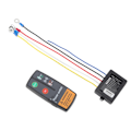 Miniatyrbillede 7 af 8: Trådløs spil fjernbetjening DC 12V 24V 3 i 1 holdbar håndsæt switch controller til lastbil ATV SUV