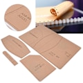 Miniatyrbild 6 av 8: Läder mall Set Transparent akryl DIY handgjorda anteckningsbok cover Craft Tool