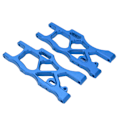 Miniatyrbilde 6 av 8: 1 par aluminiumslegering RC-bil bakre hem arm metall nedre svingarm RC-bil oppgraderingsdel for ARRMA MOJAVE 6S 1/7 blå