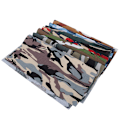 Miniatyrbilde 6 av 8: 7 stk 48x48cm kamuflasjetrykk stoff bomullsstoff for DIY håndverk sying quilting making materiale